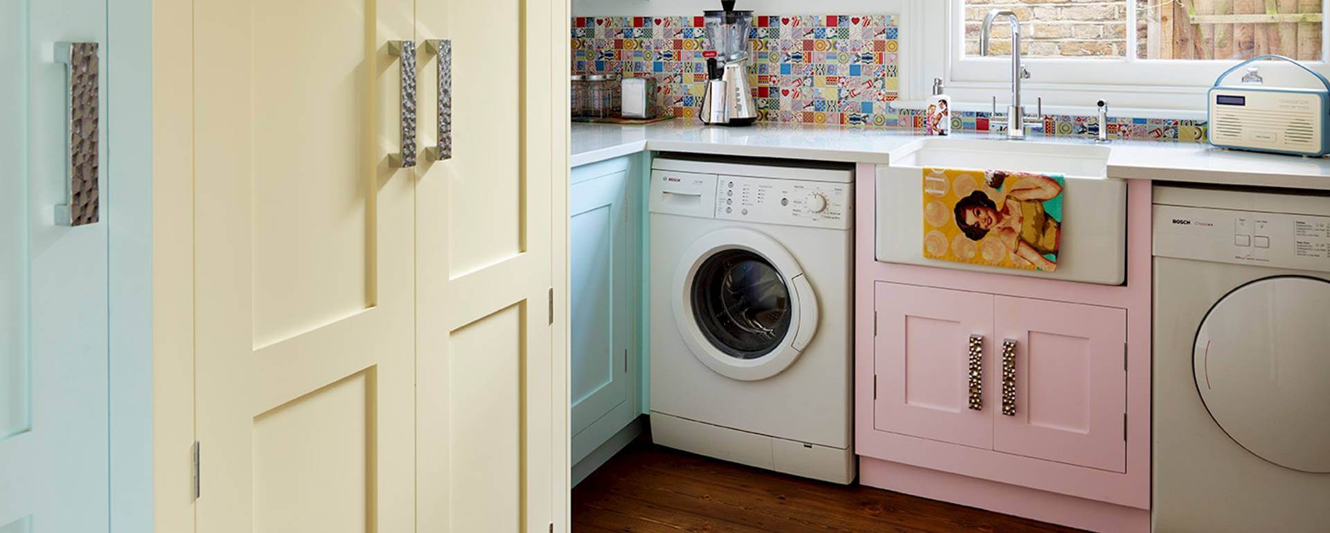 kitchen design featuring a utility room