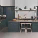 Rich blue Arbor kitchen design