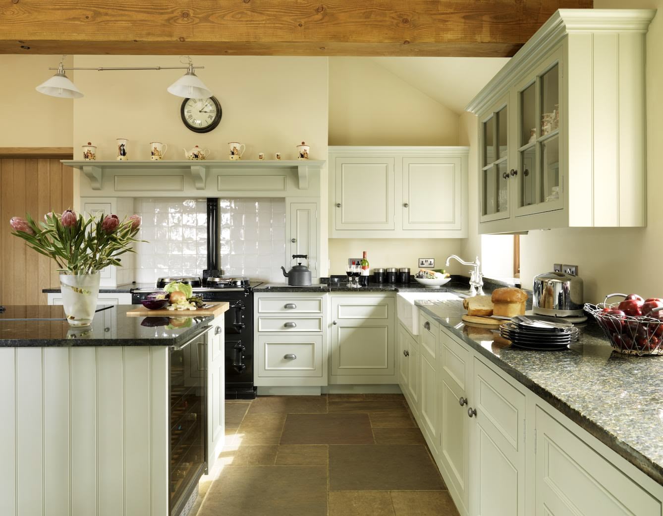 Sage green Original kitchen design