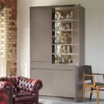 Large pantry storage unit in grey