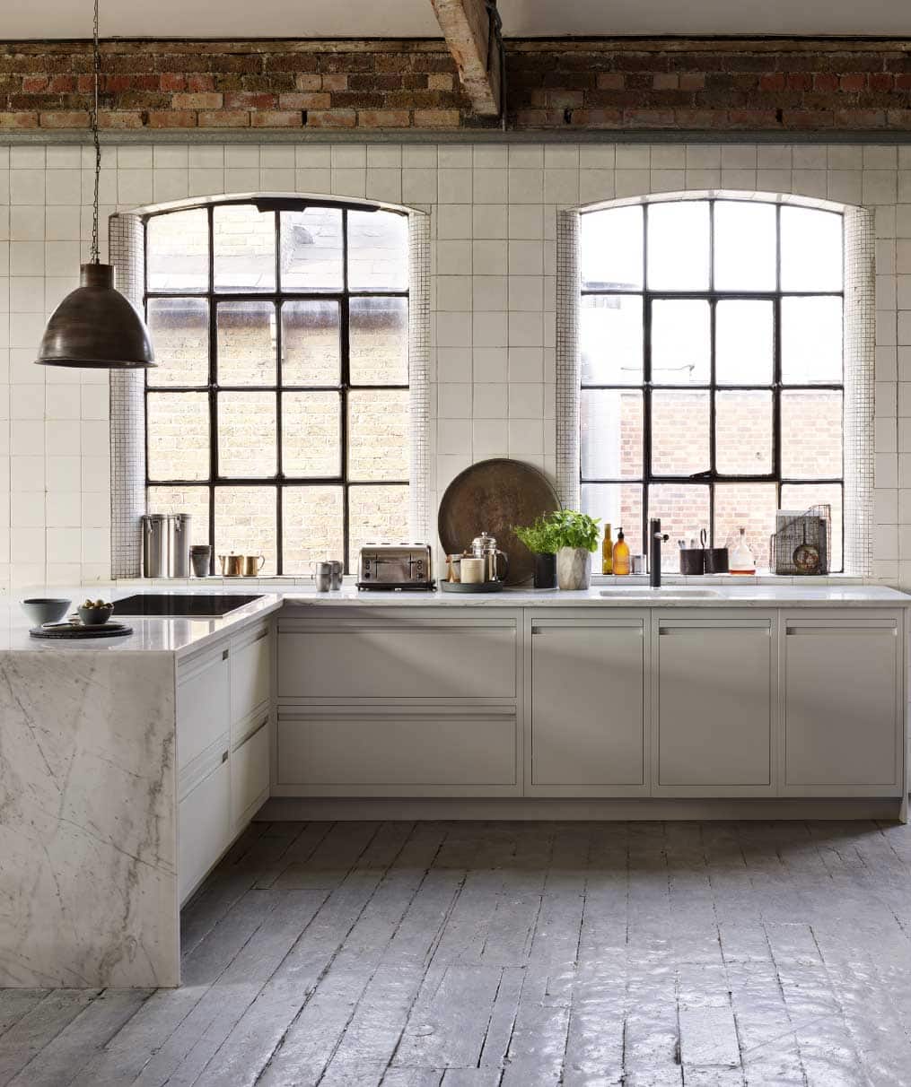 Harvey Jones industrial style Linear Edge kitchen design