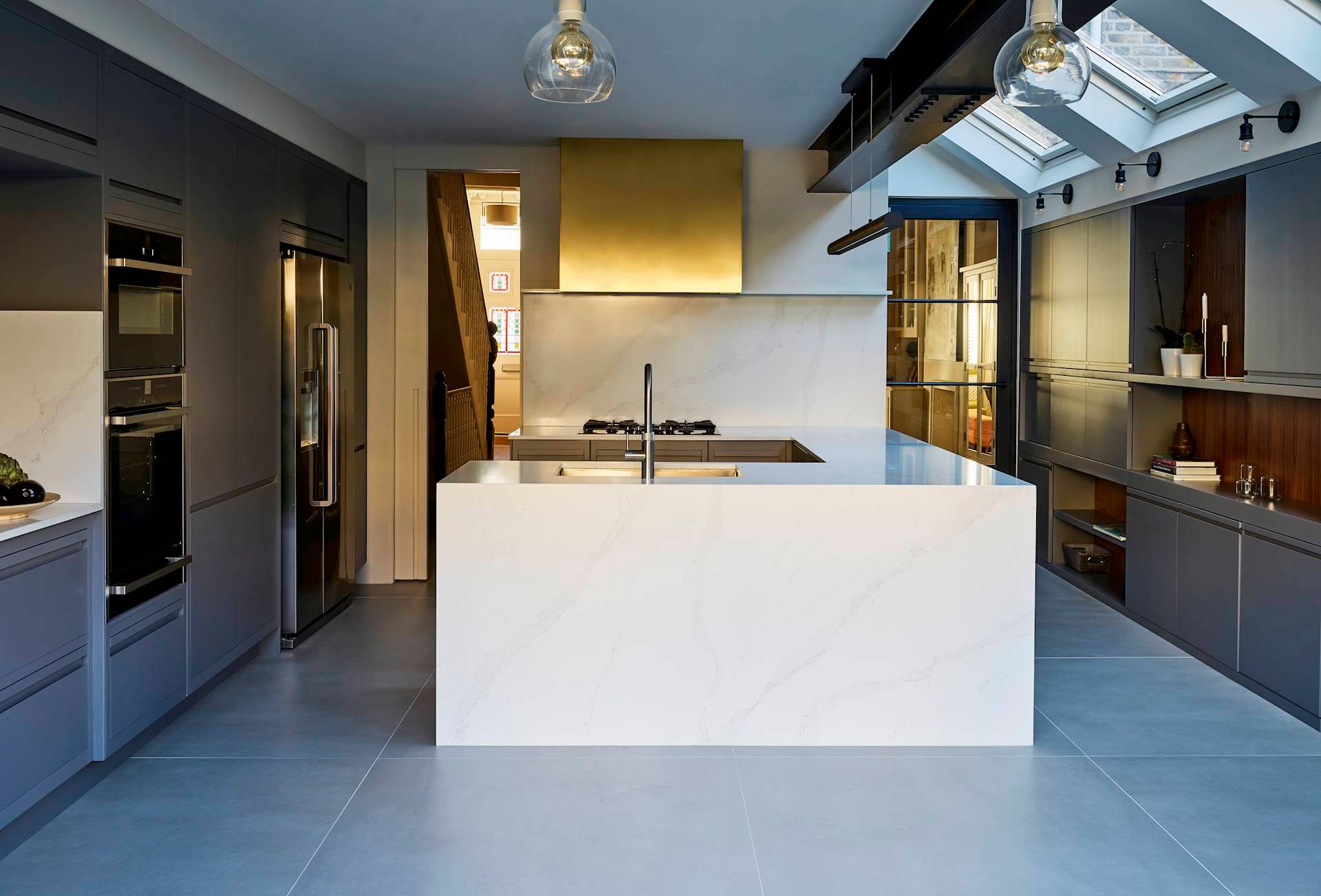 modern industrial style kitchen