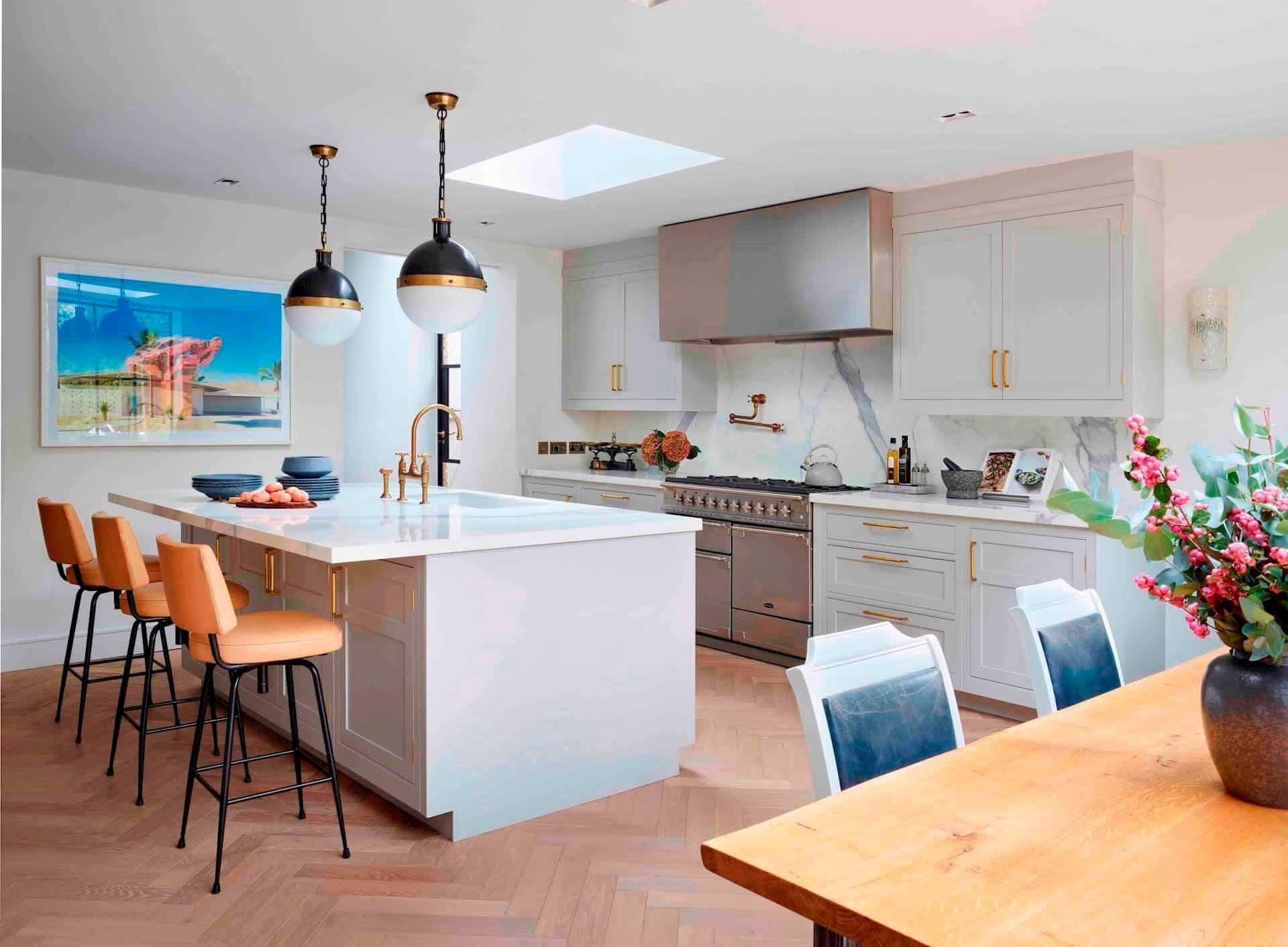 Arbor grey white kitchen design