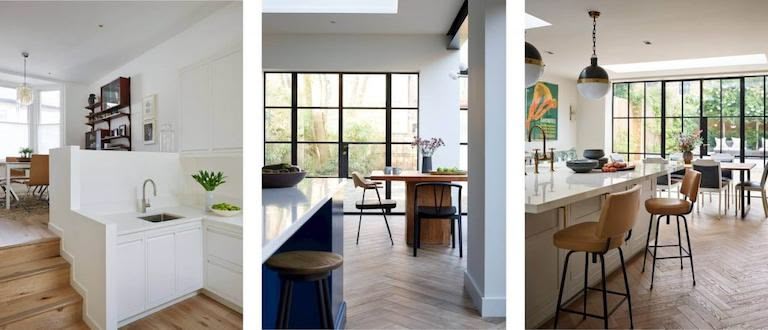 Harvey Jones open-plan and broken-plan kitchen designs