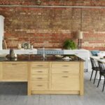 Arbor kitchen design with open plan dining area featuring white bench seating