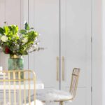 Tall white Shaker pantry