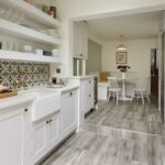 Arbor kitchen design featuring corner dining area with bench seating