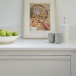 Closeup of Linear Edge cabinetry detail