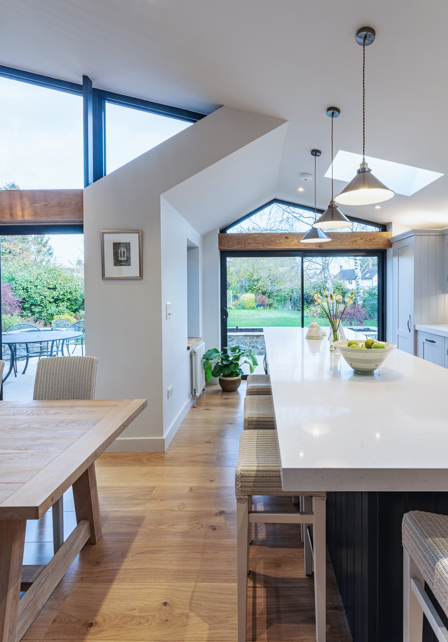 Shaker style kitchen extension