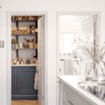 kitchen with walk-in pantry and utility room