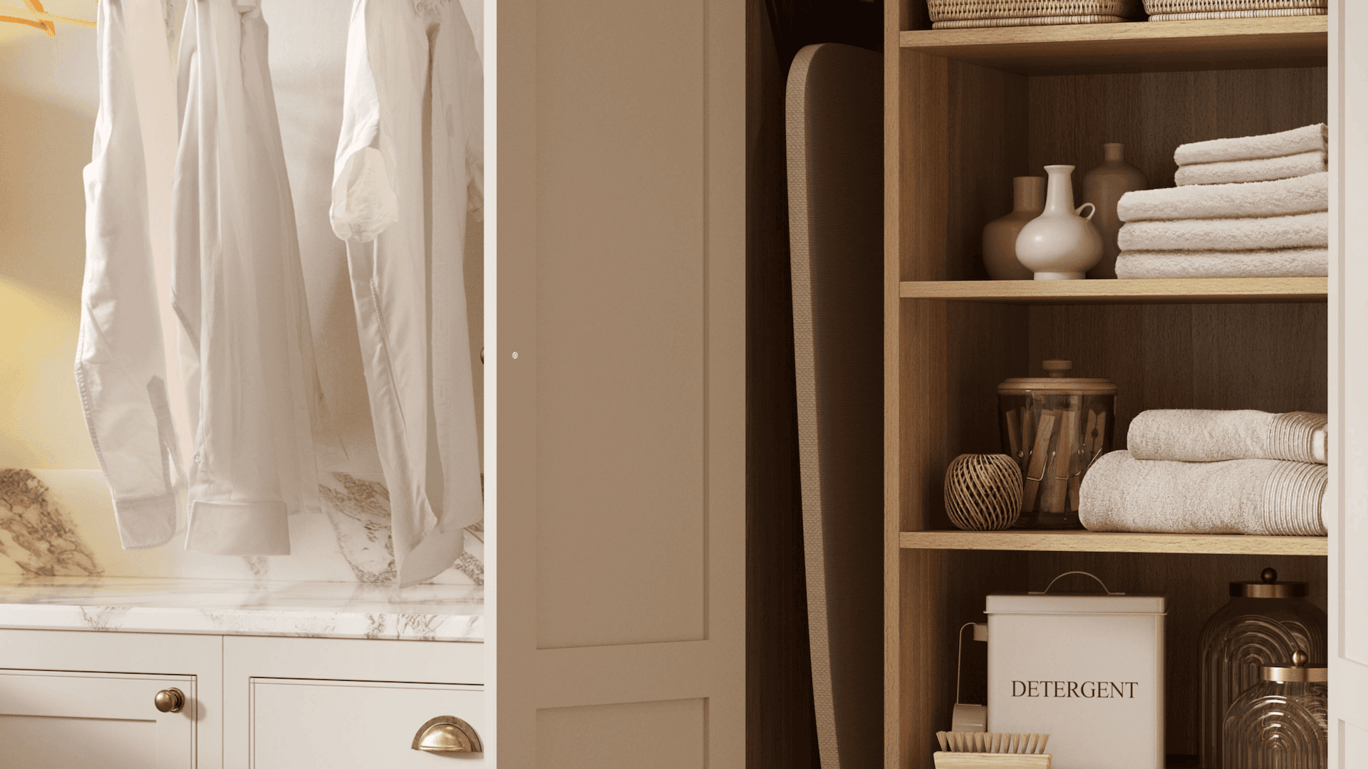 utility room with housekeeping larder