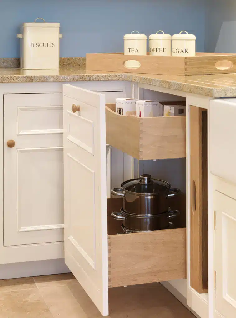 integrated bin cupboards