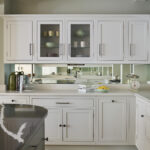 White Arbor kitchen cabinetry with white worktop