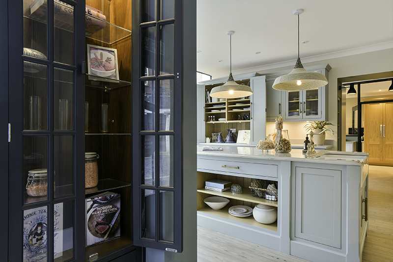 Harvey Jones end cabinet with organised storage