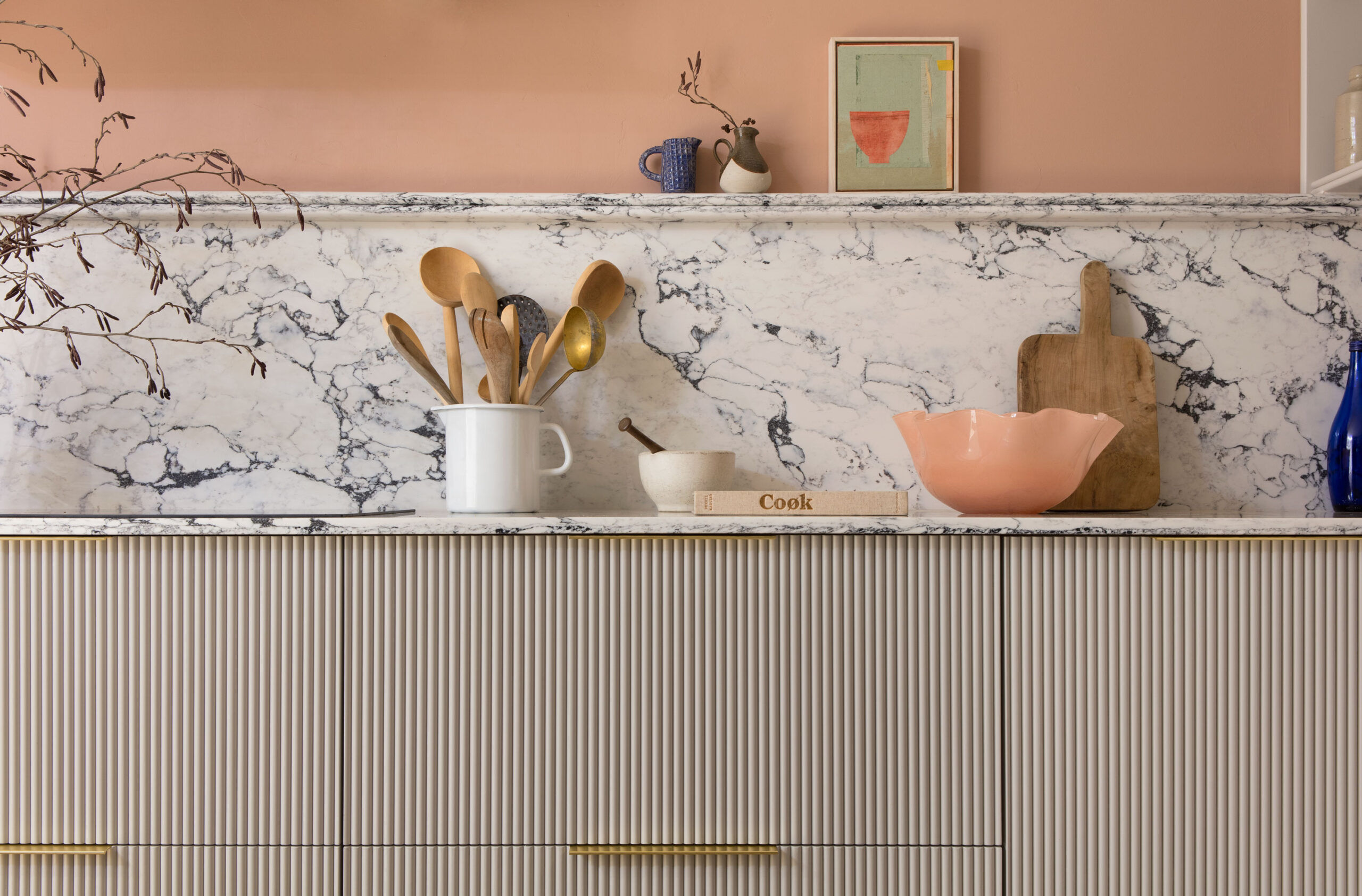 Reeded kitchen style from the Harvey Jones X Swoon range