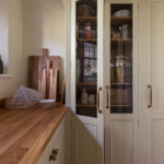 White kitchen pantry with organised storage