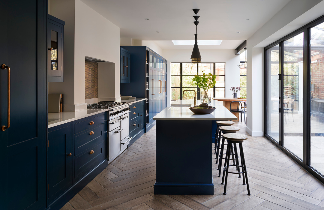 Dark kitchen design