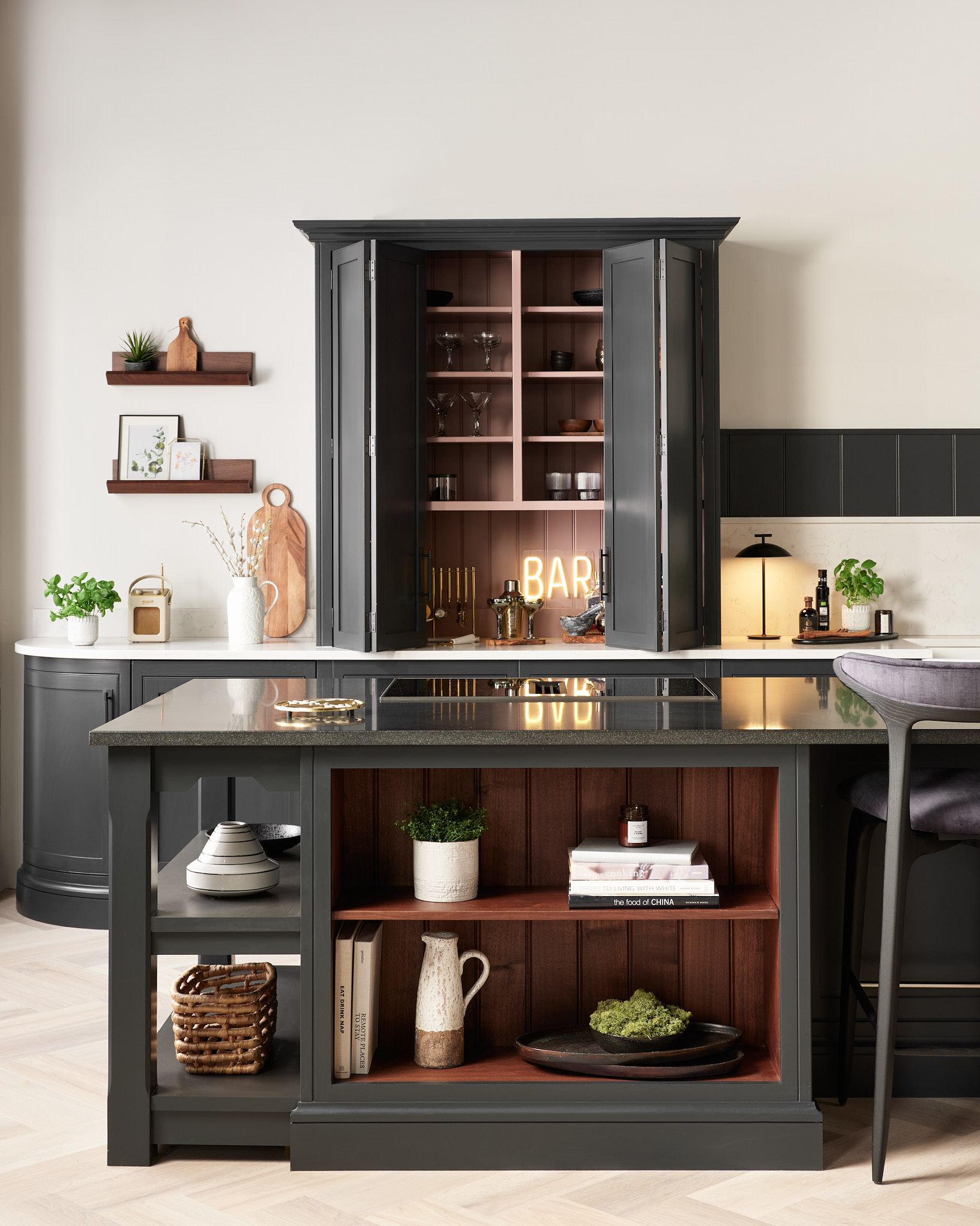 Arbor black and white kitchen
