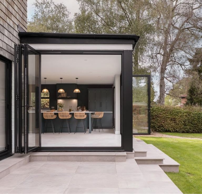 Example of an indoor-outdoor space