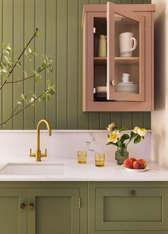 Green kitchen design