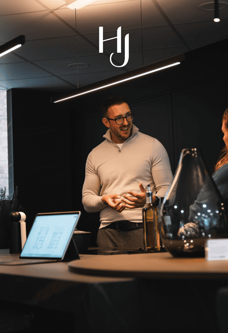 design appointment with logo mark