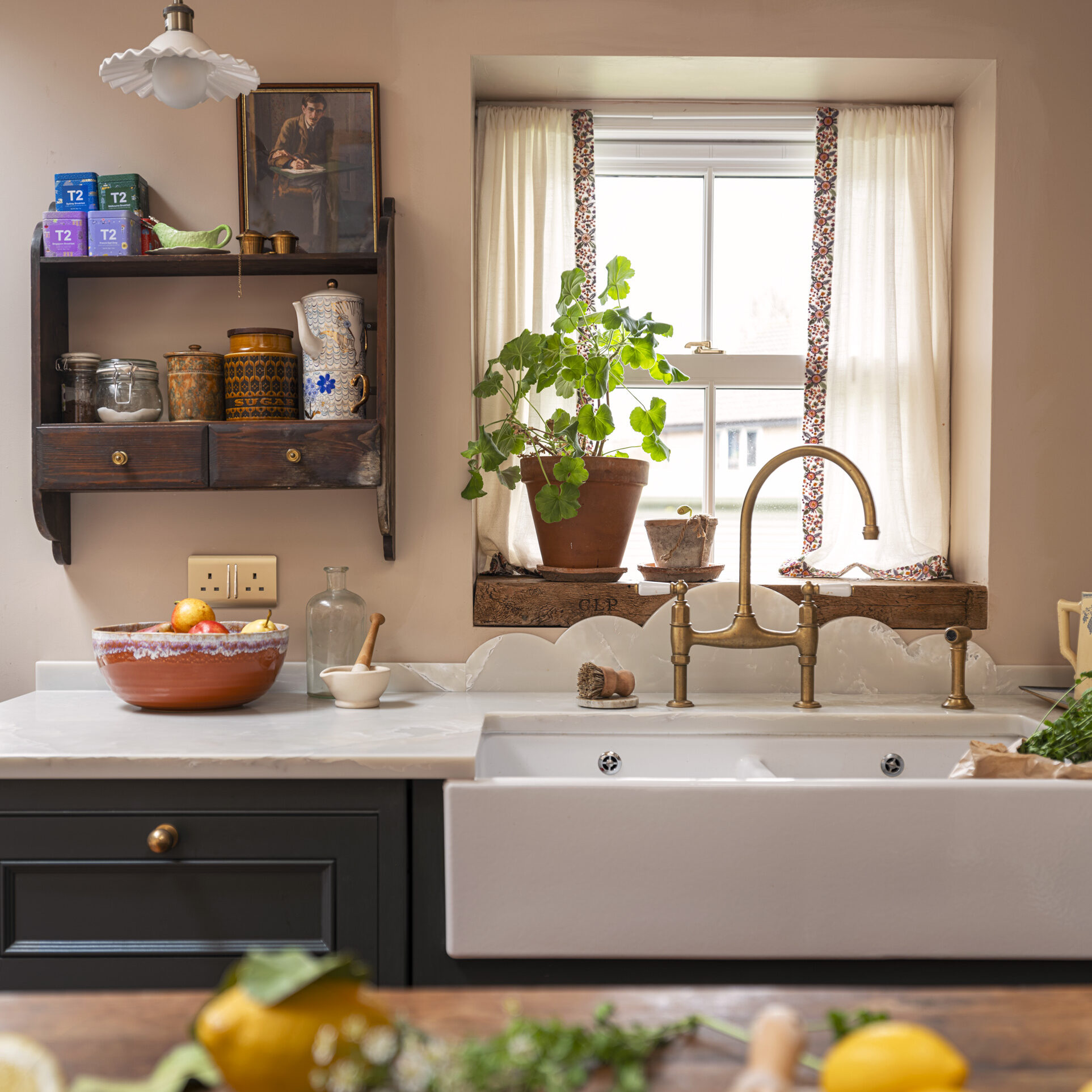 Eclectic personalised kitchen design with luxury kitchen features