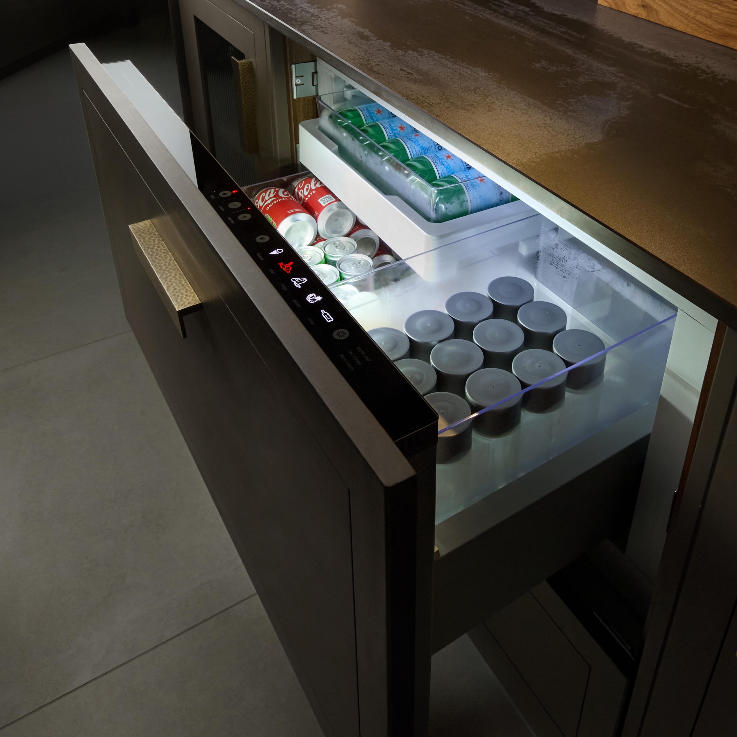 Fisher & Paykel Refrigerator drawer in a luxury kitchen